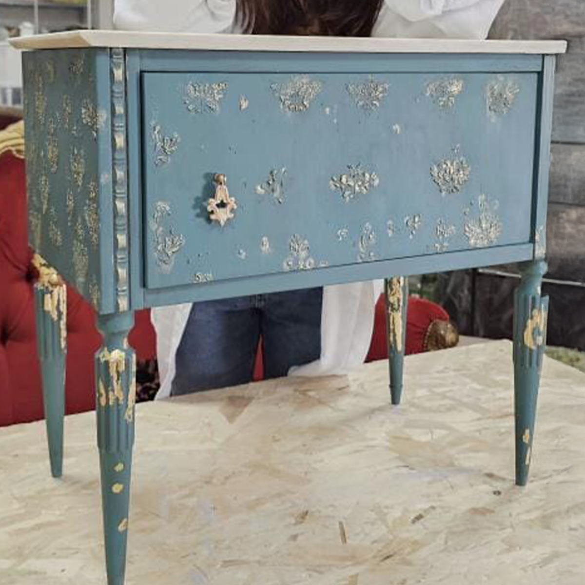 A unique piece that blends classic charm with a modern touch, perfect for any space.