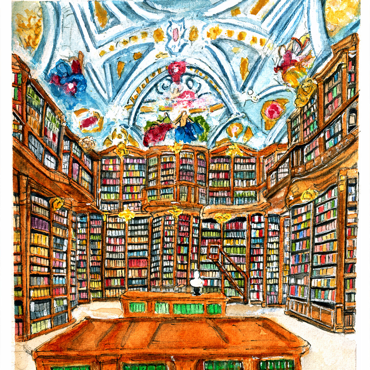 The Library inspired by Beauty and the Beast