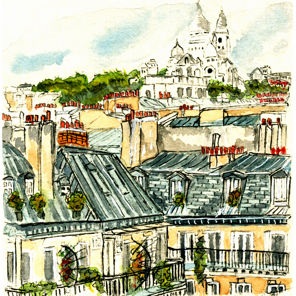 LES TOITS DE PARIS